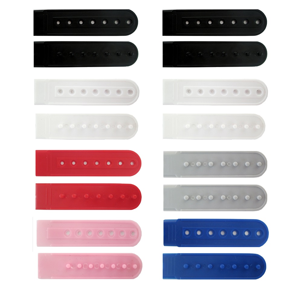 Button Hole Cutter - 1 Paar farbenfrohe Ersatzriemen für Snapback-Hüte
