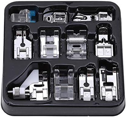 Textile Sewing Machine - 11-teiliges Nähfüßchen-Set - Transportfuß-Kit für Brother,