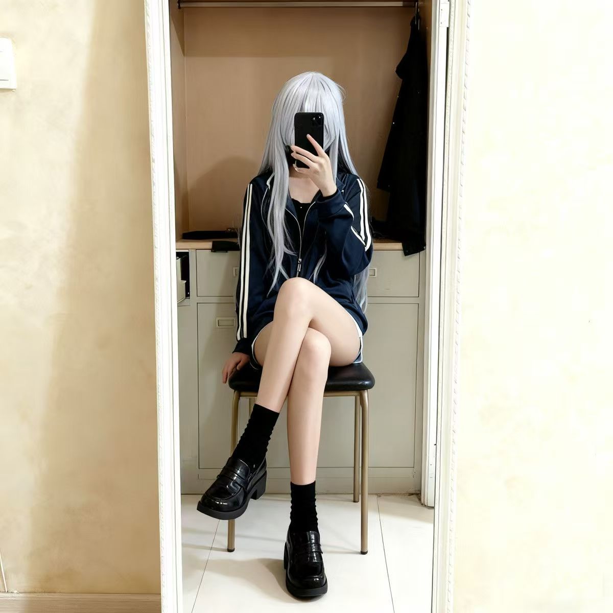 Sewing Jackets - Vielseitiges Kanade Yoisaki Cosplay-Outfit – Patchwork-Mantel