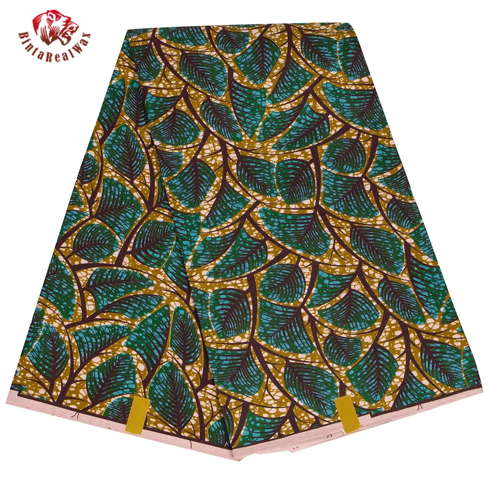 Sewing Batik - Ankara afrikanischen Druck Blatt muster Stoff