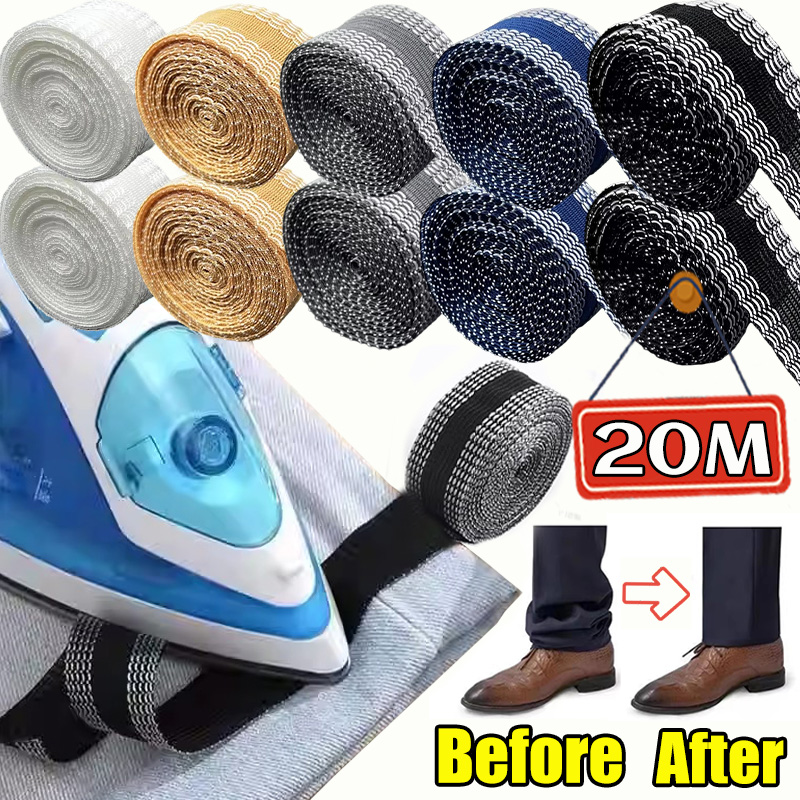 Interfacing Iron On - 1-20M DIY Selbstklebendes Stoffband zum Kürzen