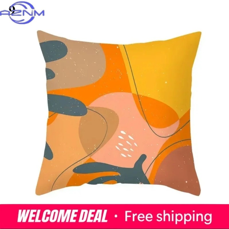 Boho Orange Abstrakter Kissenb – Century Textile & Sewing Supply Avenue C North Saskatoon Sk Bewertung und Preis