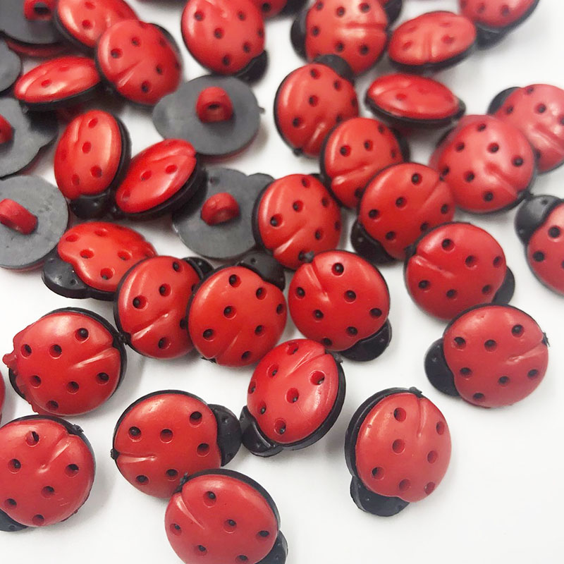 50/100 Stück rote Marienkäfer- – Button Hole Cutter Bewertung und Preis