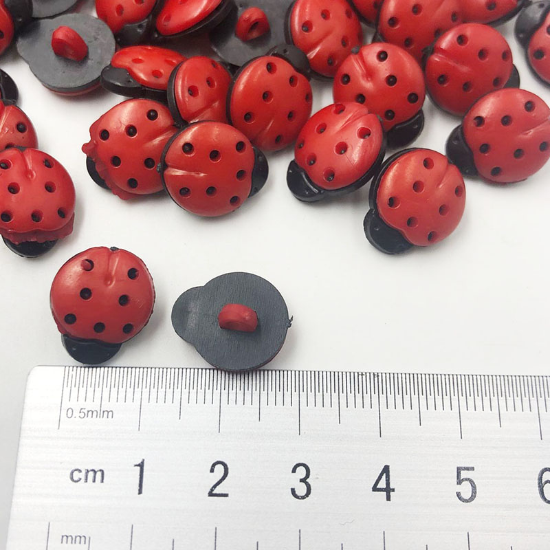 50/100 Stück rote Marienkäfer- – Button Hole Cutter Bewertung und Preis