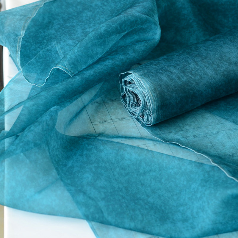 Batik-Seidenorganza-Stoff zum  – Sewing Tie Dye Bewertung und Preis