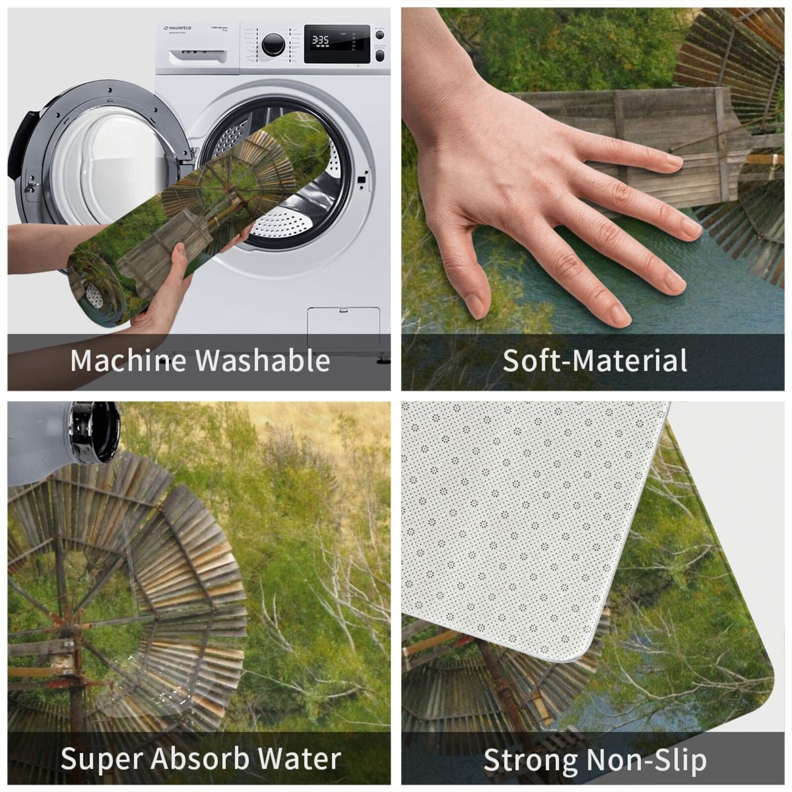 Windmühle aus Holz, Teppich, M – Century Textile & Sewing Supply Avenue C North Saskatoon Sk Bewertung und Preis