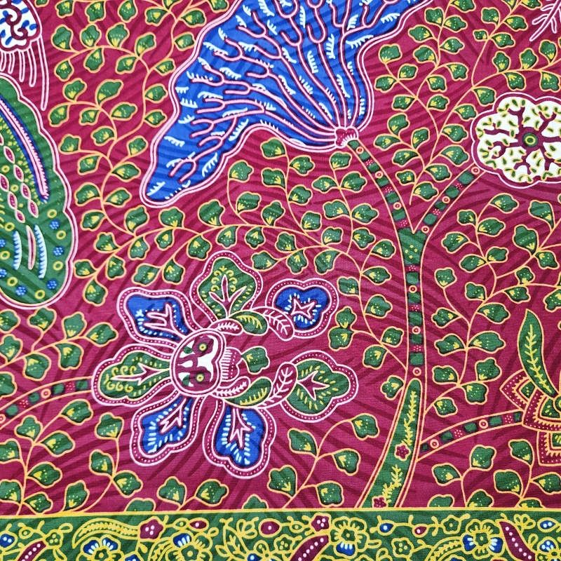 46 Zoll * 6 Yards grüner, mit  – Sewing Batik Bewertung und Preis