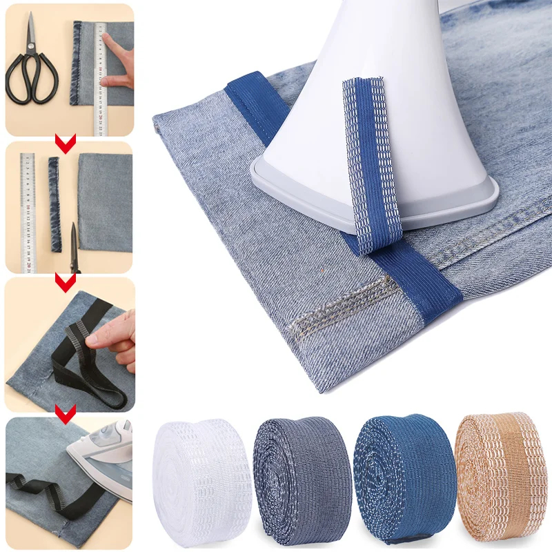 Selbstklebende Hosenkanten-Pat – Interfacing Iron On Bewertung und Preis