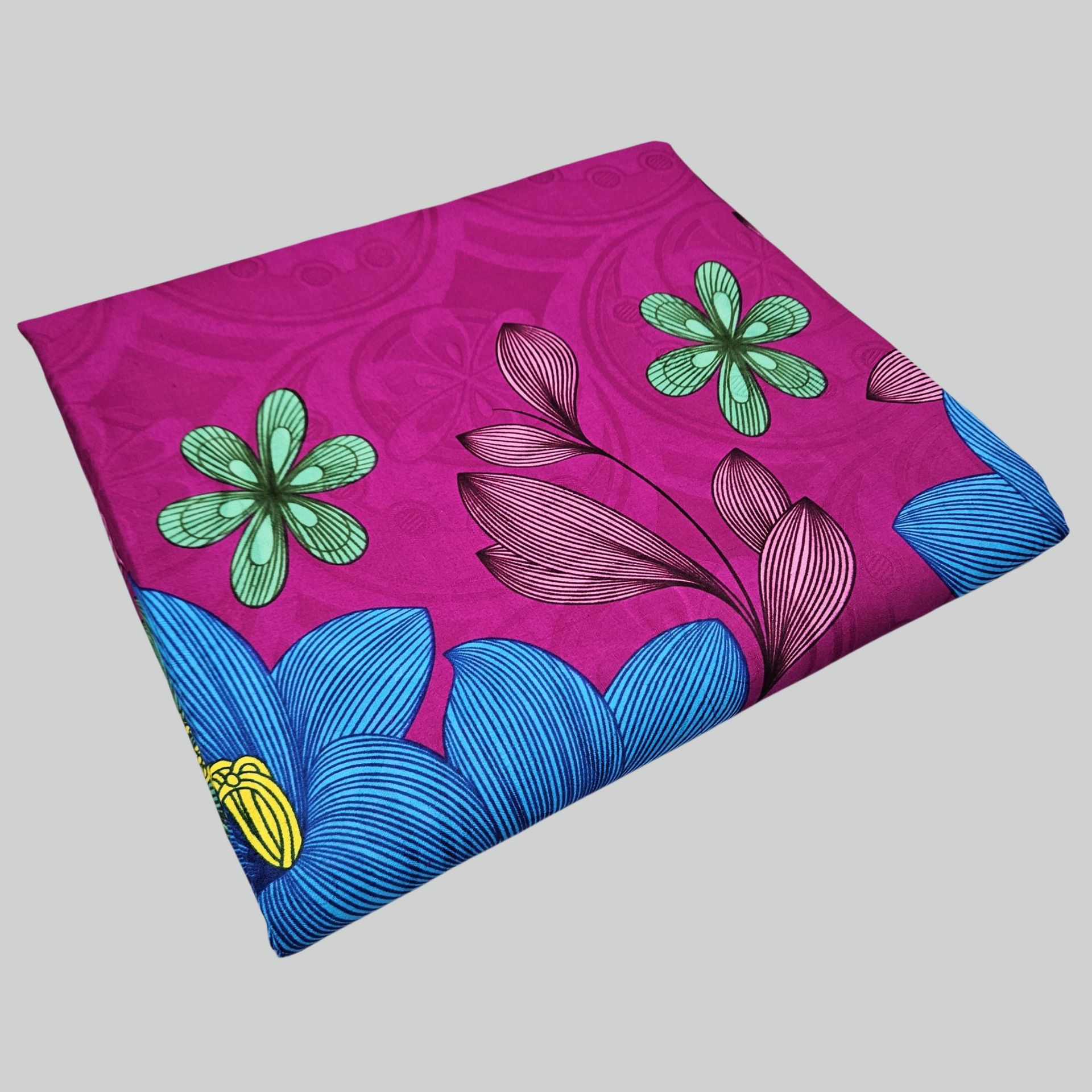 Blumenmuster auf lila blauer B – Sewing Jackets Bewertung und Preis