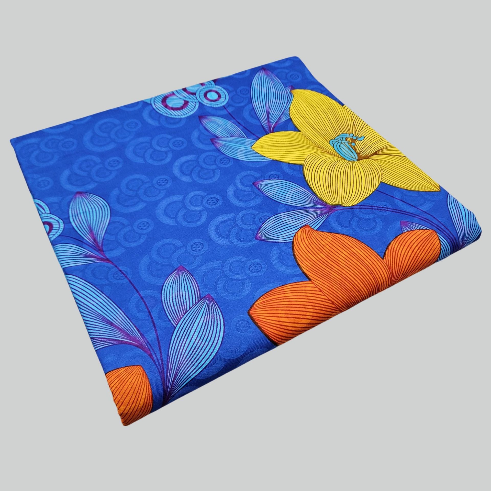 Blumenmuster auf lila blauer B – Sewing Jackets Bewertung und Preis