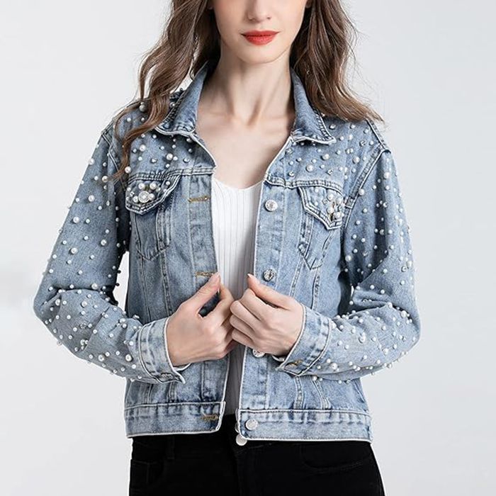 Neue Perlen-Jeansjacken für Da – Sewing Jackets Bewertung und Preis