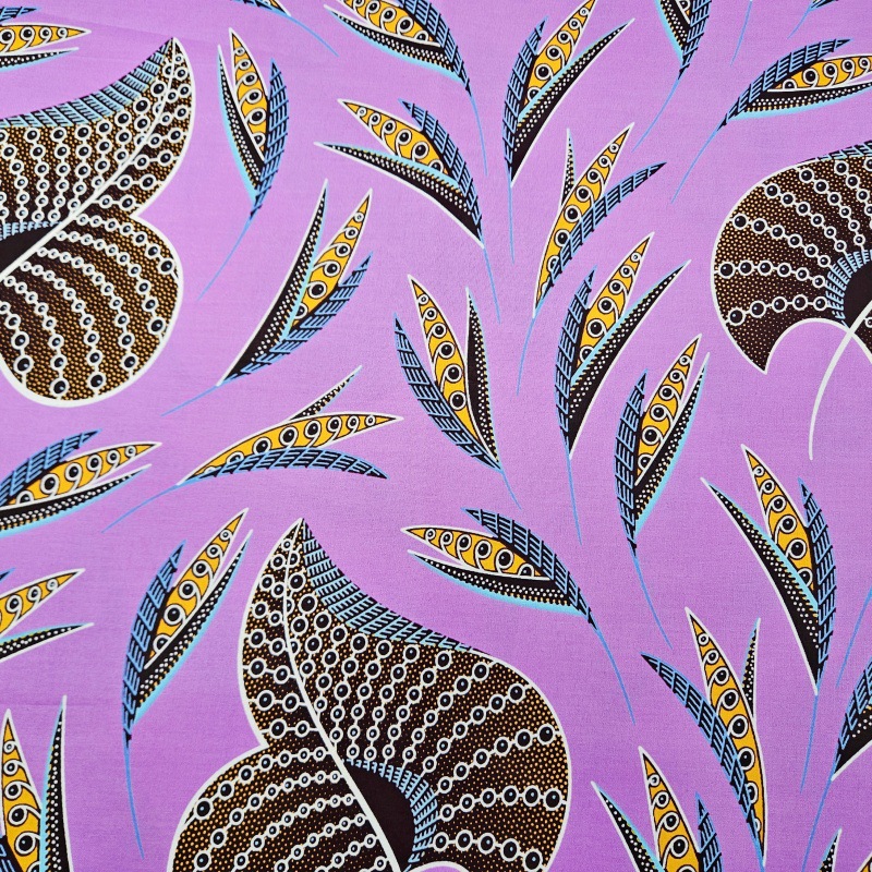 46 Zoll * 6 Yards lila afrikan – Sewing Batik Bewertung und Preis
