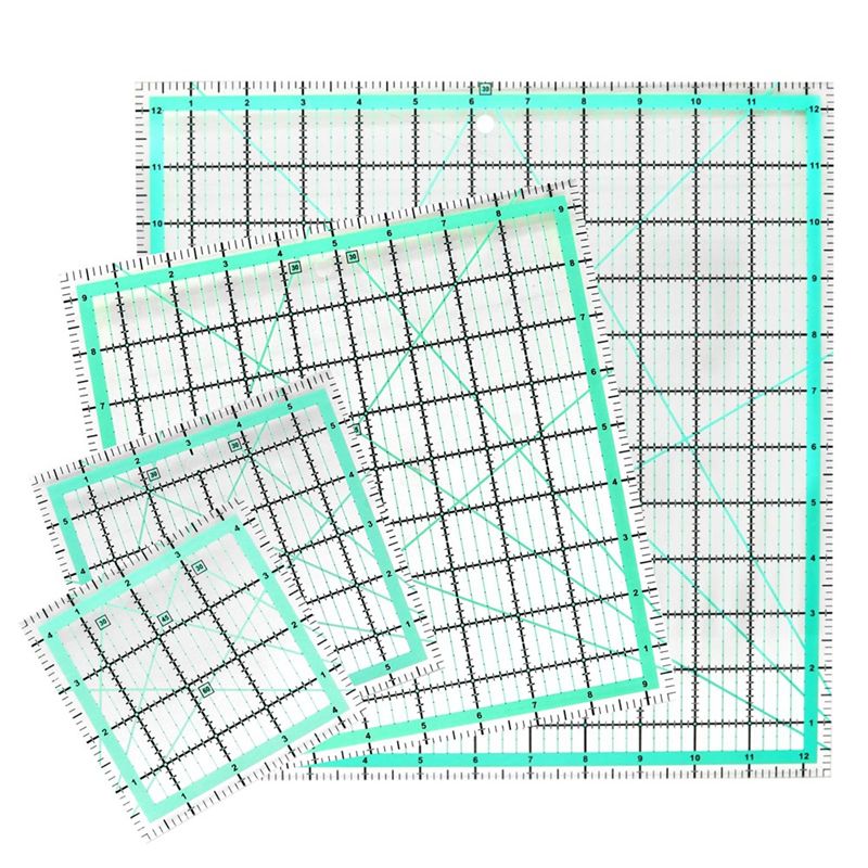 J1UL1N 4-teiliges quadratische – Quilting Ruler Square Bewertung und Preis