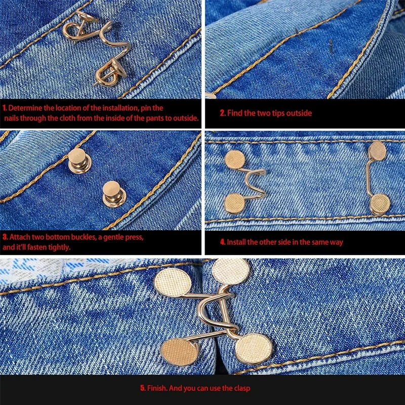 1/4Set Nagelfreie Metall Jeans – Button Hole Cutter Bewertung und Preis