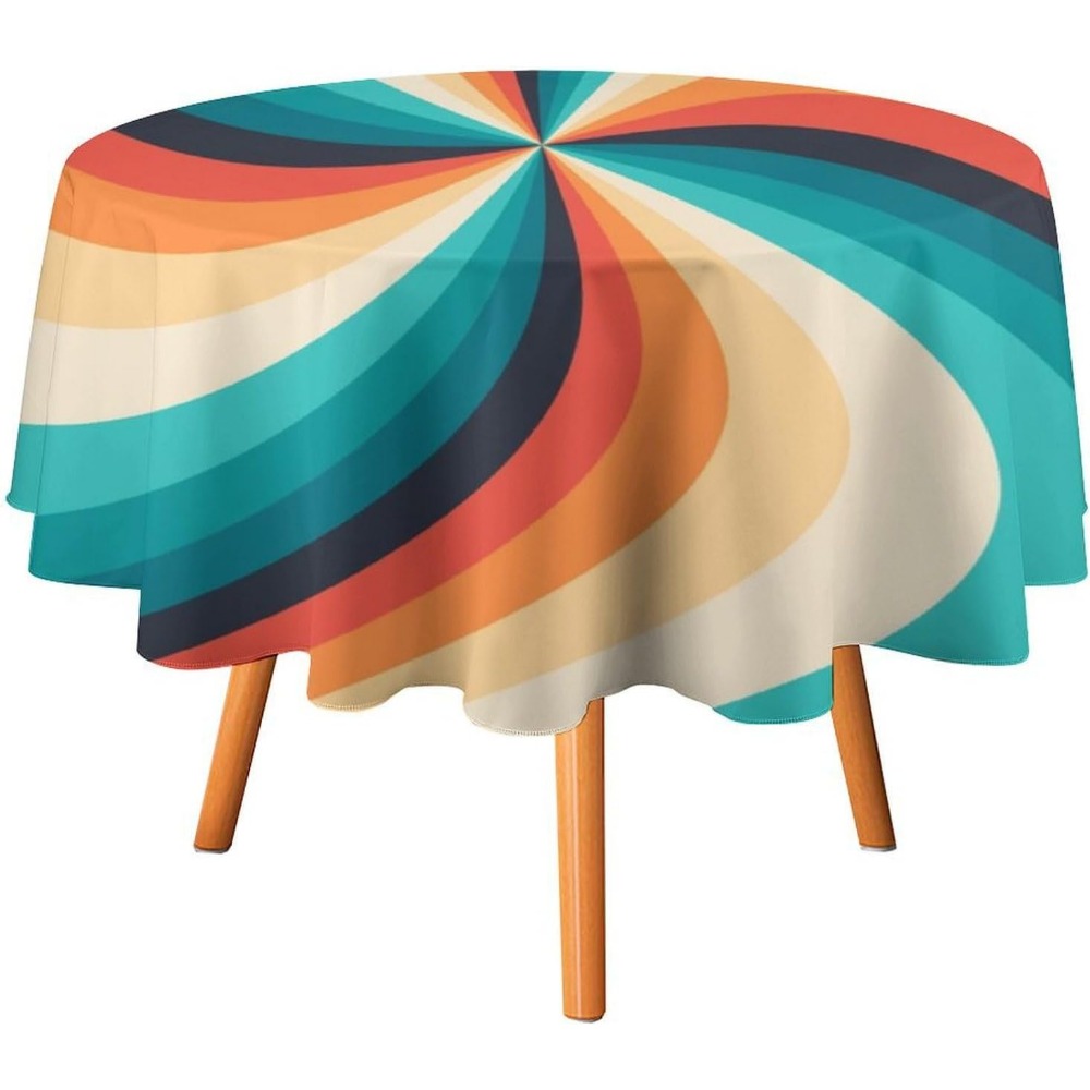 Vintage Groovy Swirl runde Tis – Century Textile & Sewing Supply Avenue C North Saskatoon Sk Bewertung und Preis